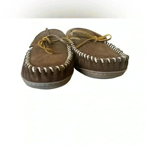 Minnetonka Moccasin Slipper With Rubber Soles Size 8 - Picture 4 of 13